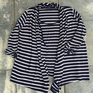 Jones New York Cardigan with Built In Shell